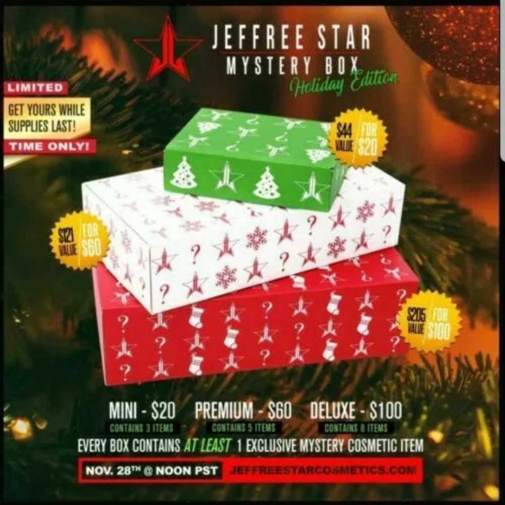 Jeffree Star 2019 Holiday Mystery Box *DELUXE* XL